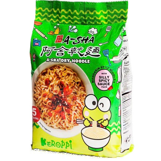 Keroppi Mandarin Noodles - Silly Spicy Sauce (5 CT)