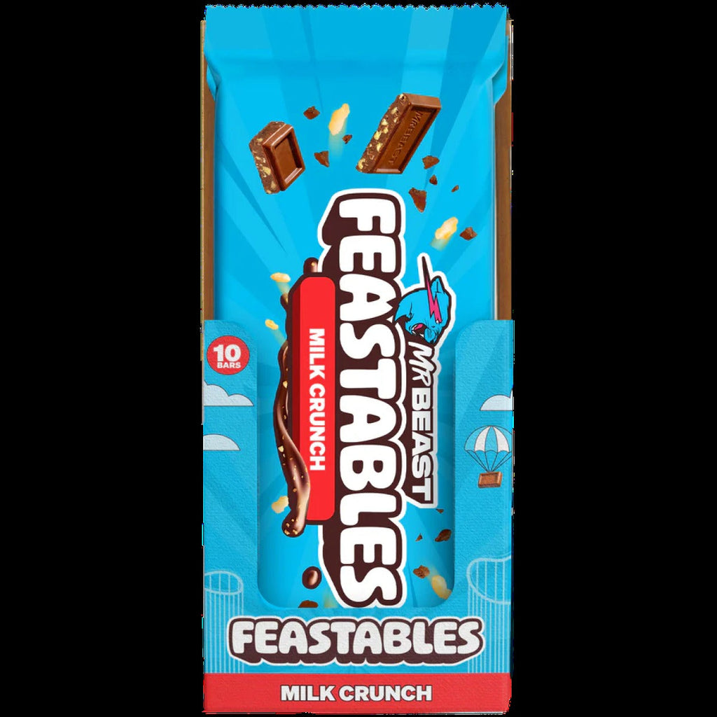 Milk Crunch Chocolate Bar (10 CT)