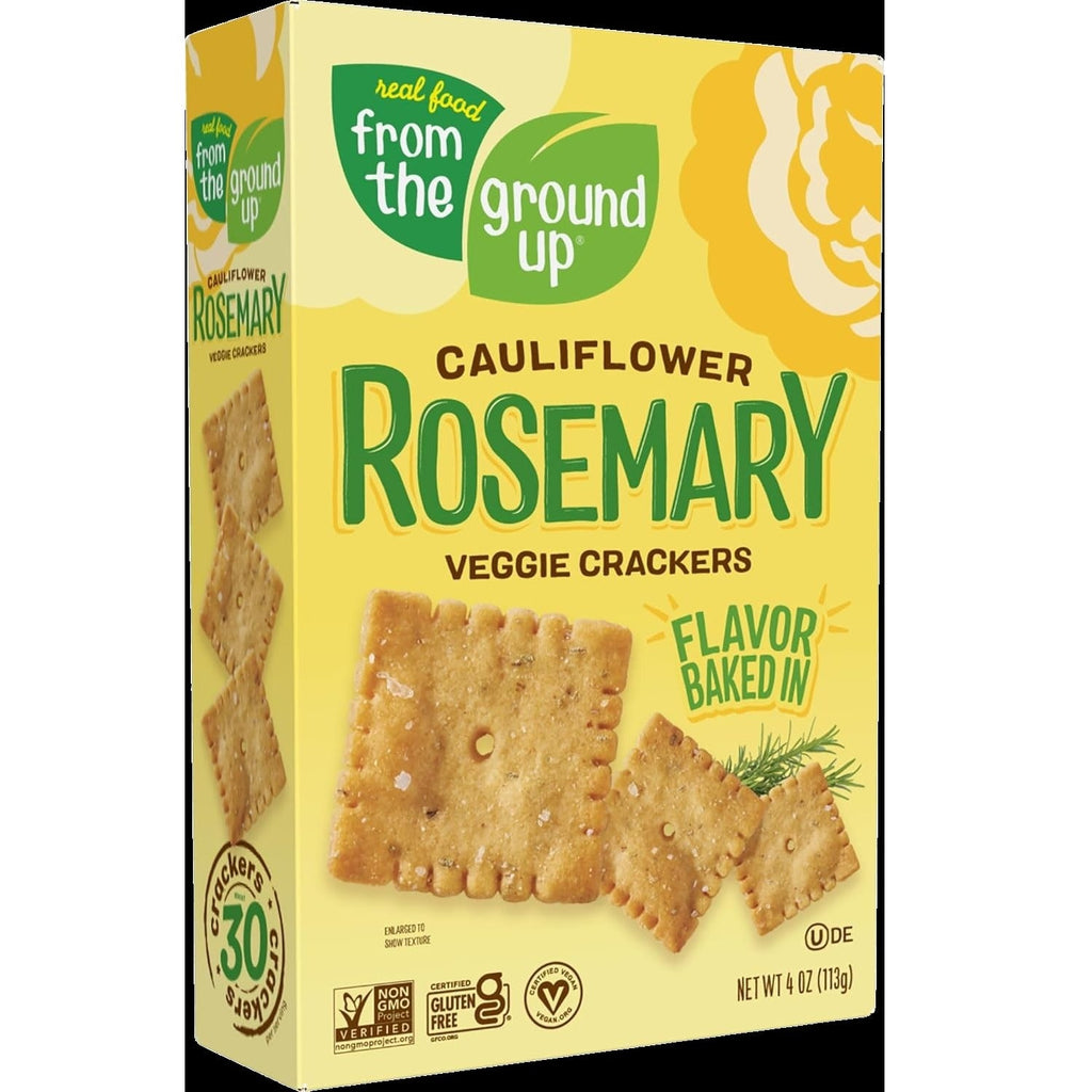 Cauliflower Rosemary Crackers