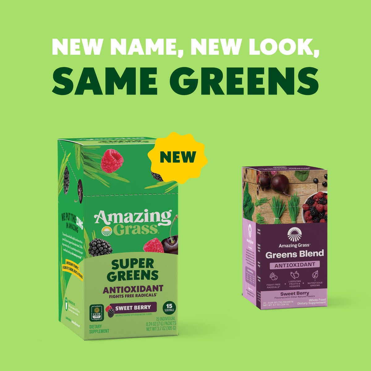 Super Greens Antioxidant Sweet Berry (15 CT)