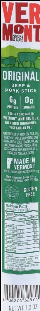 Cured Original Beef & Pork Sticks (24 Pack)