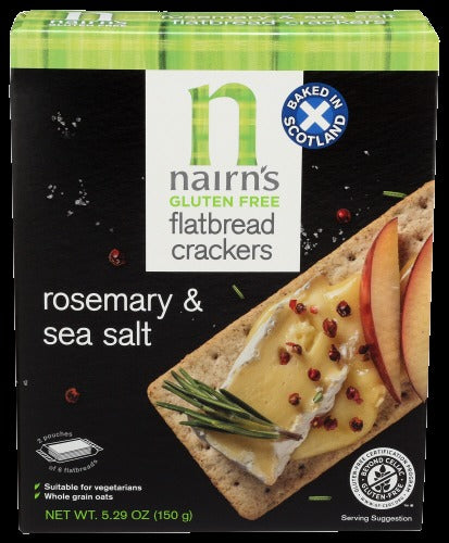 Gluten Free Rosemary Seasalt Flatbread