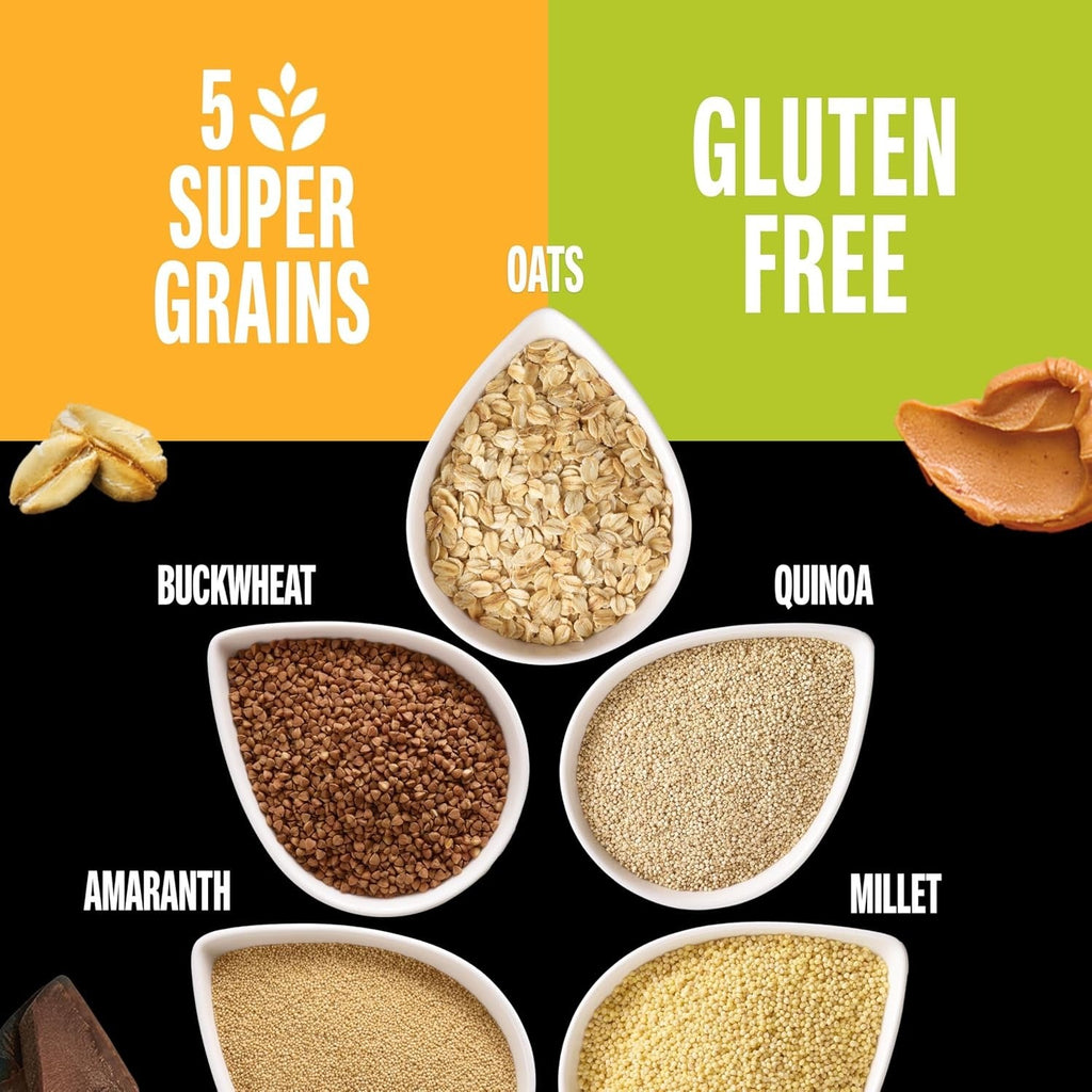 Healthy Grains Energy Bars - Peanut Butter Dark Chocolate (5 CT)