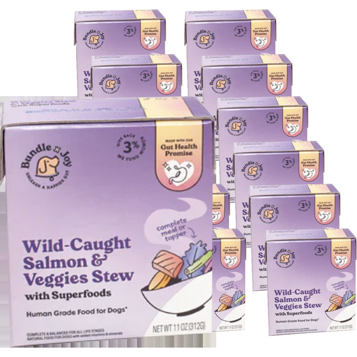 Wild-Caught Salmon Stew Dog Food (12 Pack)