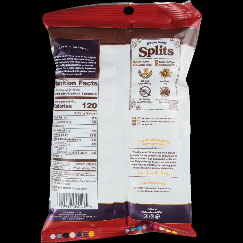 Extra Dark Splits Pretzels