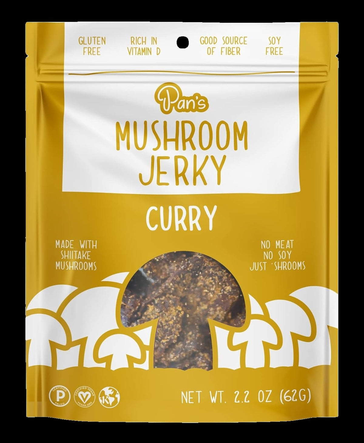Mushroom Jerky - Curry