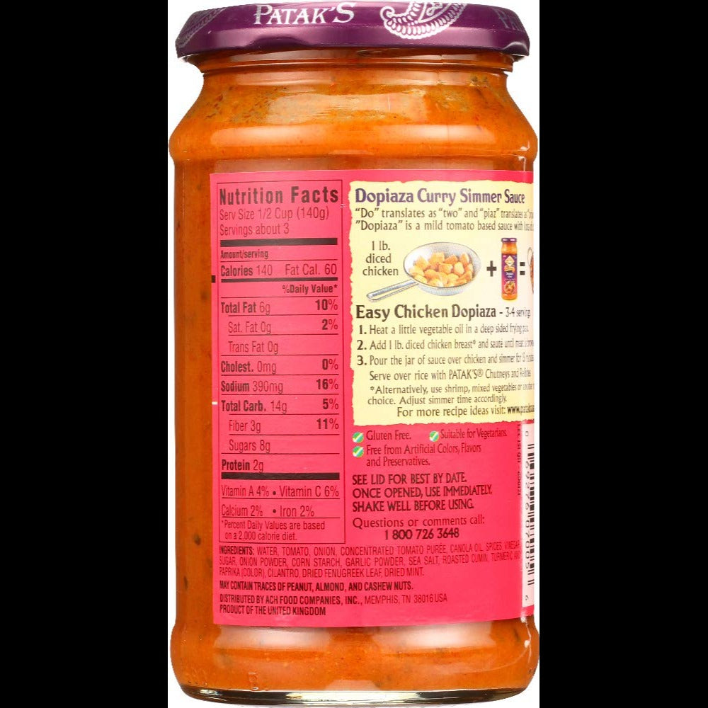 Dopiaza Cooking Sauce