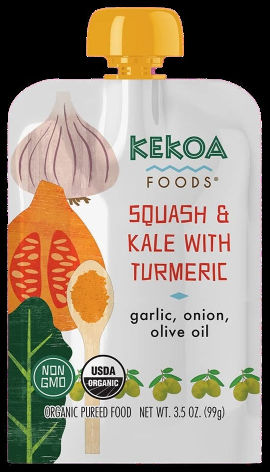 Squash & Kale with Turmeric Baby Food (6 Pack)