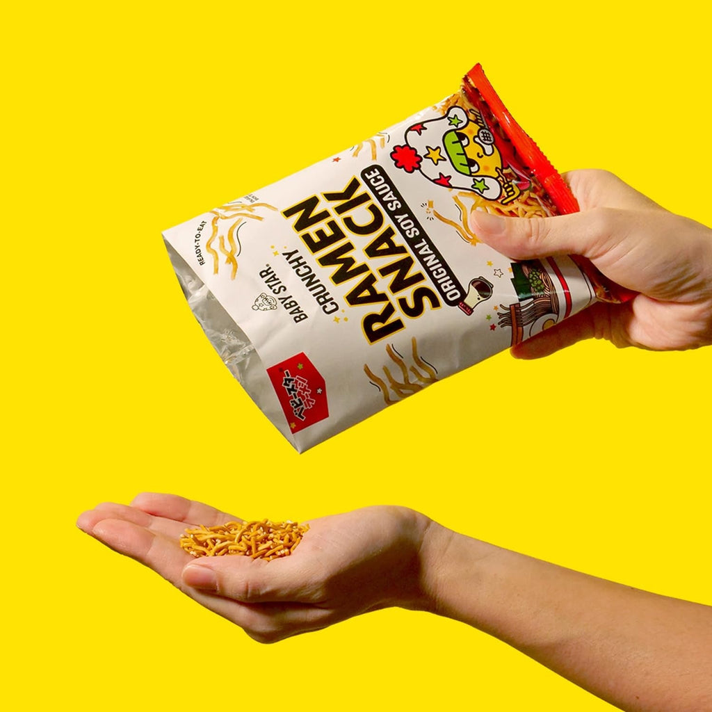 Original Soy Sauce Tiny Crunchy Ramen Snack (6 Pack)