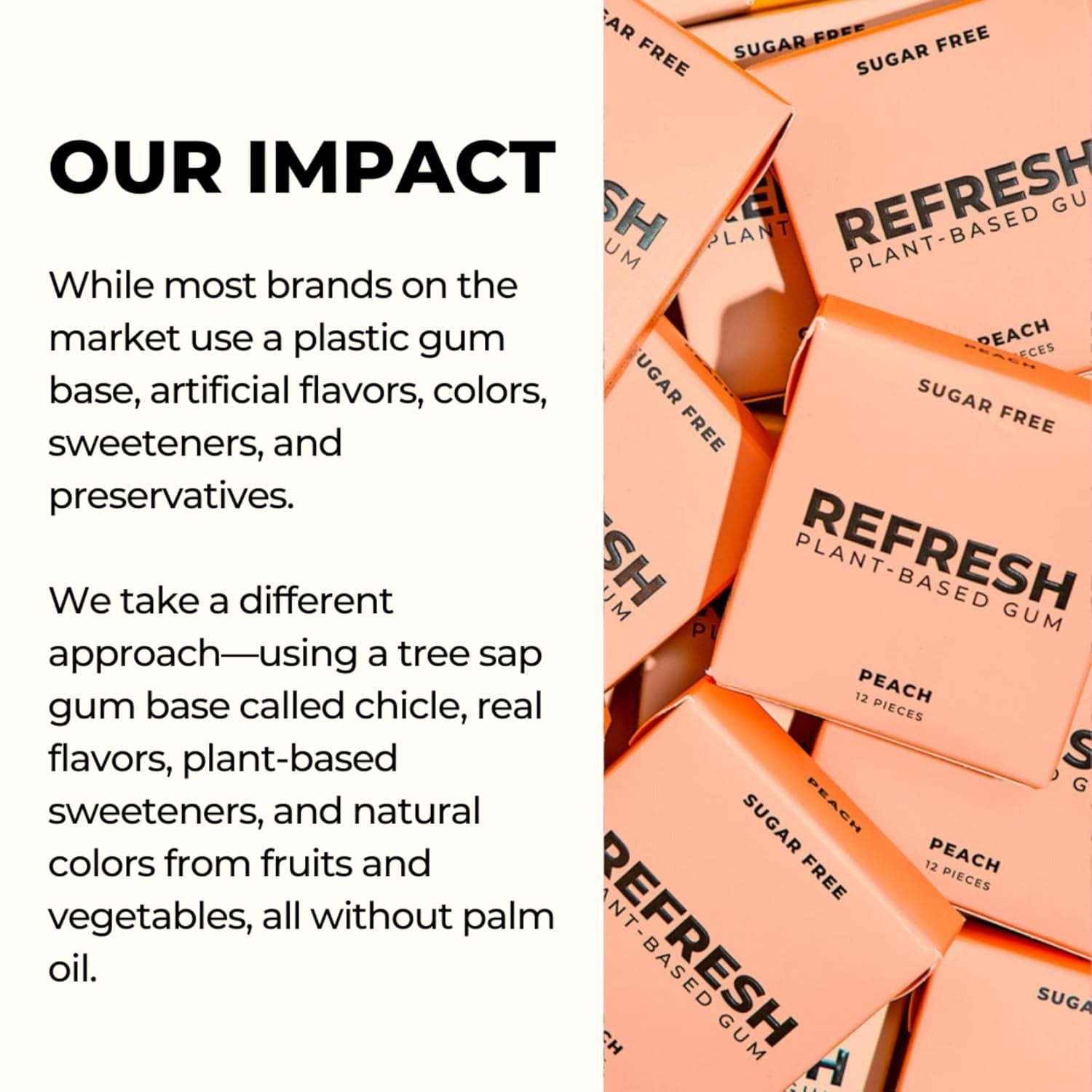 Plant Based Peach Gum