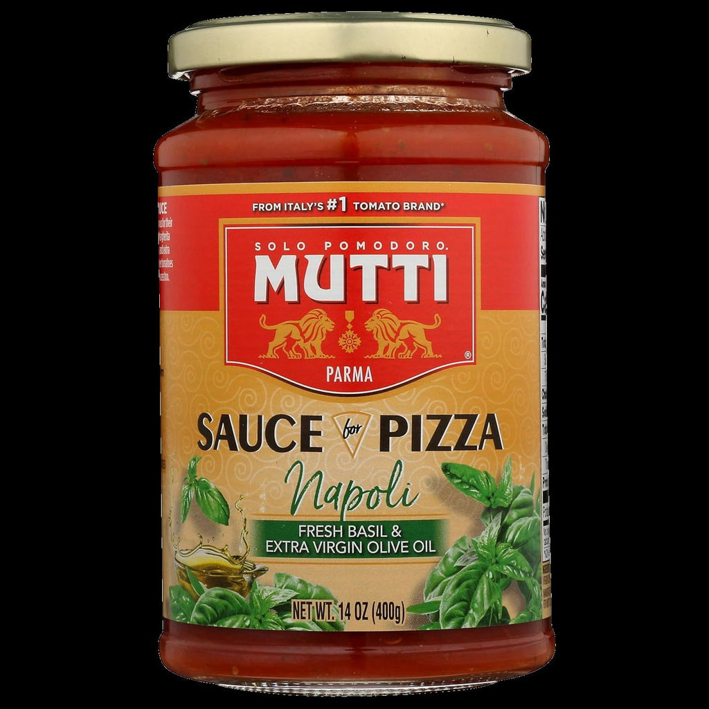 Basil Pizza Sauce With Extra Virgin Olive Oil