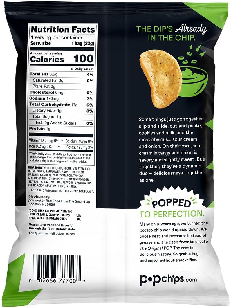Sour Cream & Onion Potato Chip (24 Pack)