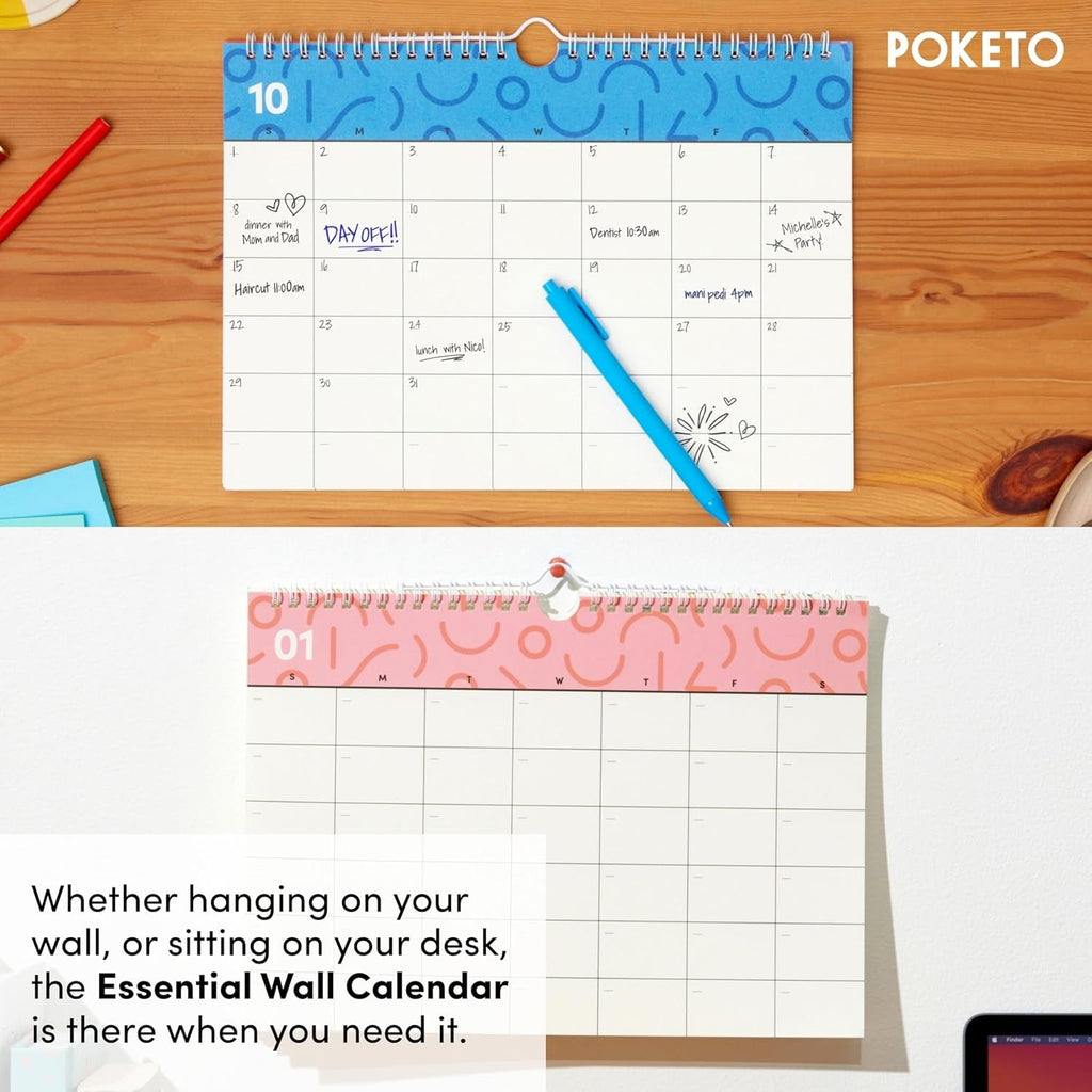 Essential Wall Calendar