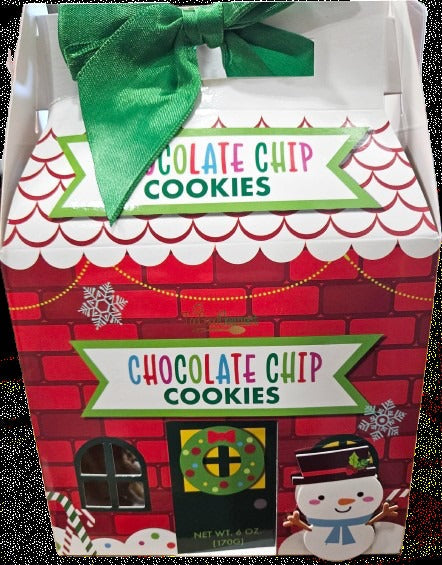 Assorted 3D Holiday House Cookies (12 Pack)