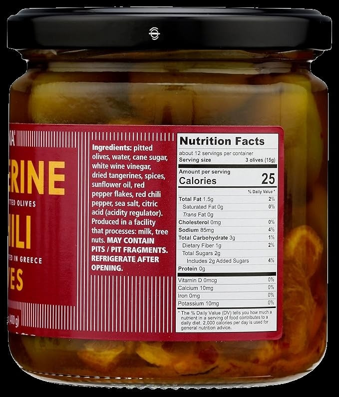 Olives With Tangerine & Chili