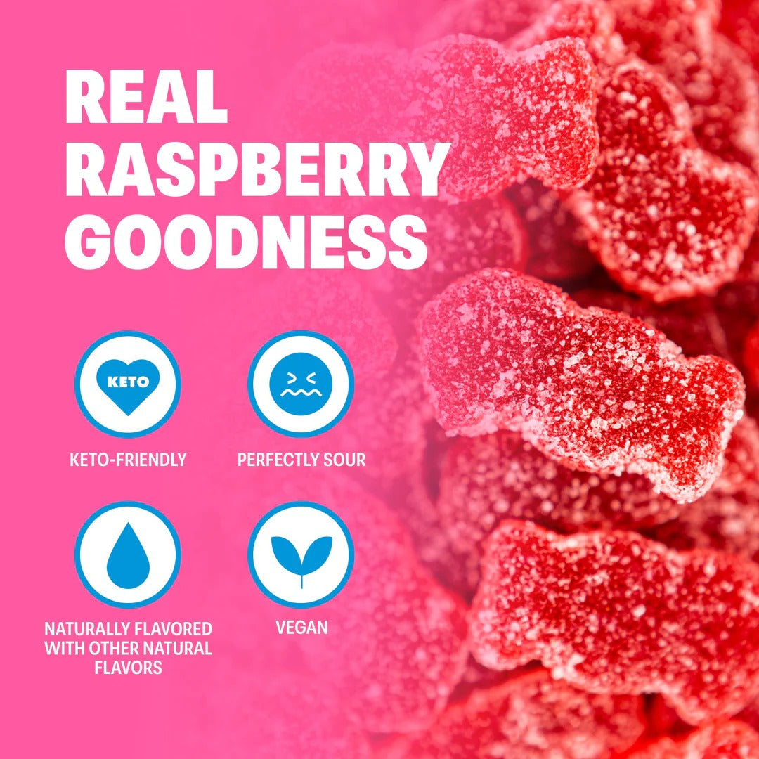 Red Raspberry Sour Scouts Gummy Candy (6 CT)