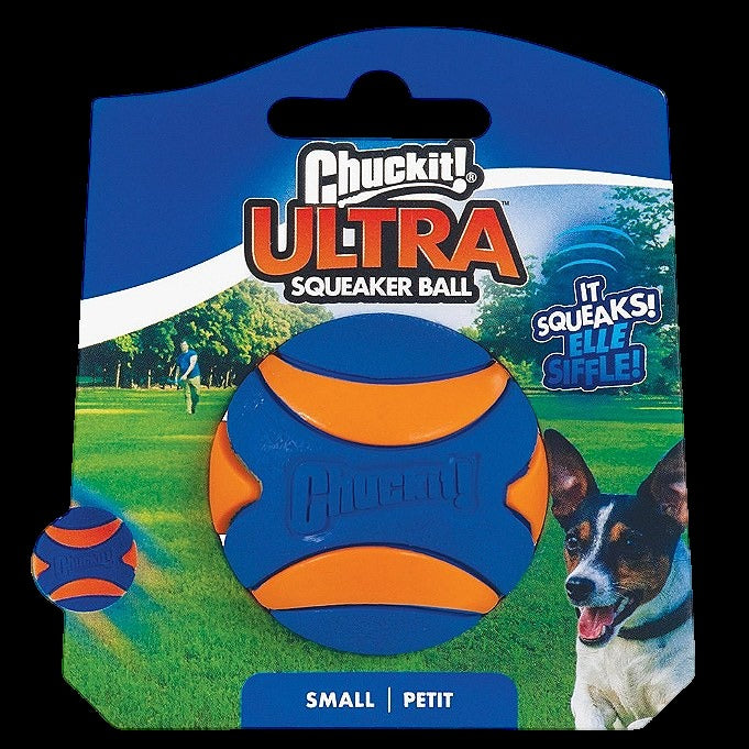 Ultra Squeaker Ball Dog Toy - Small