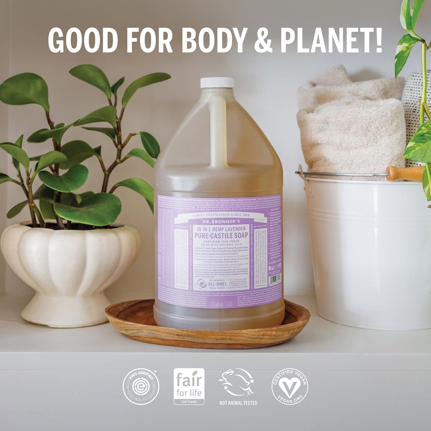 Pure-Castile Liquid Soap - Lavender