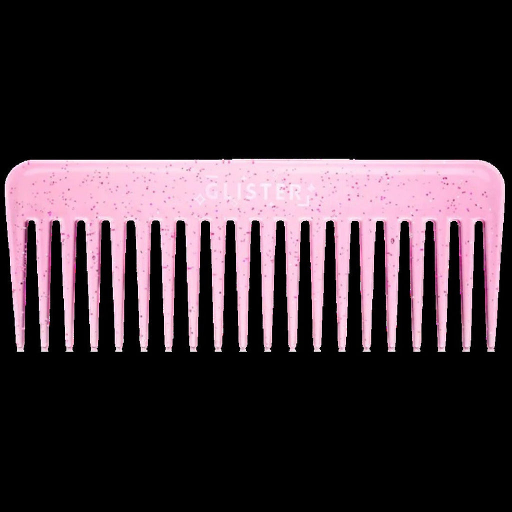 Sparkle Wide Tooth Detangling Comb - Pink