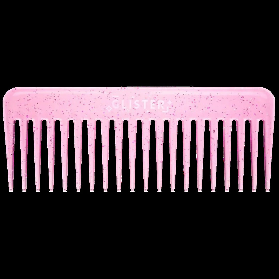 Sparkle Wide Tooth Detangling Comb - Pink