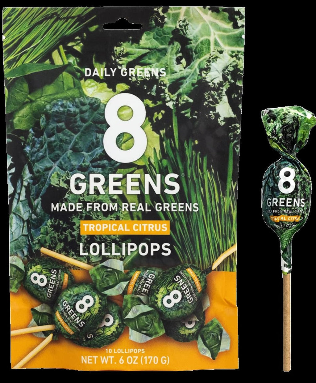 Tropical Citrus Lollipops (10 CT)