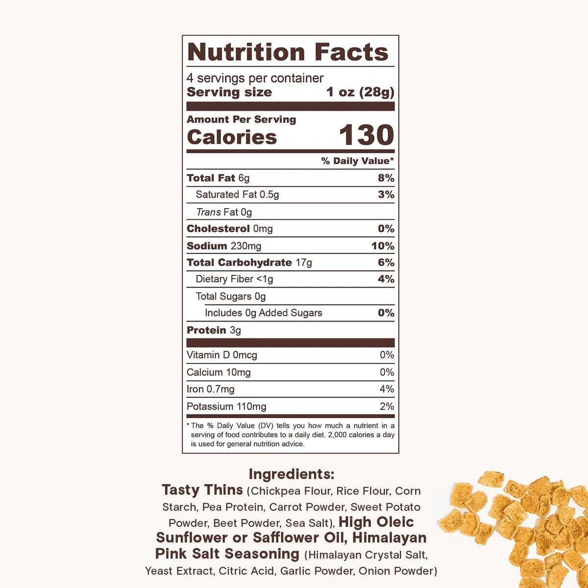 Crispy Tasty Thins Himalayan Sea Salt