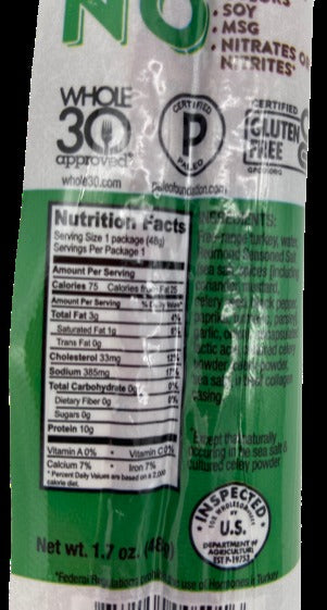 Turkey Snack Stick