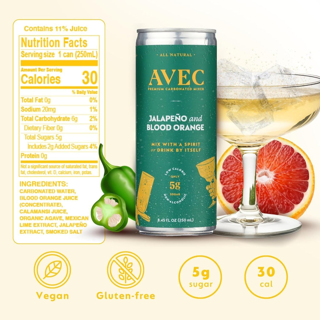 Jalapeno And Blood Orange Mixer (4 Pack)