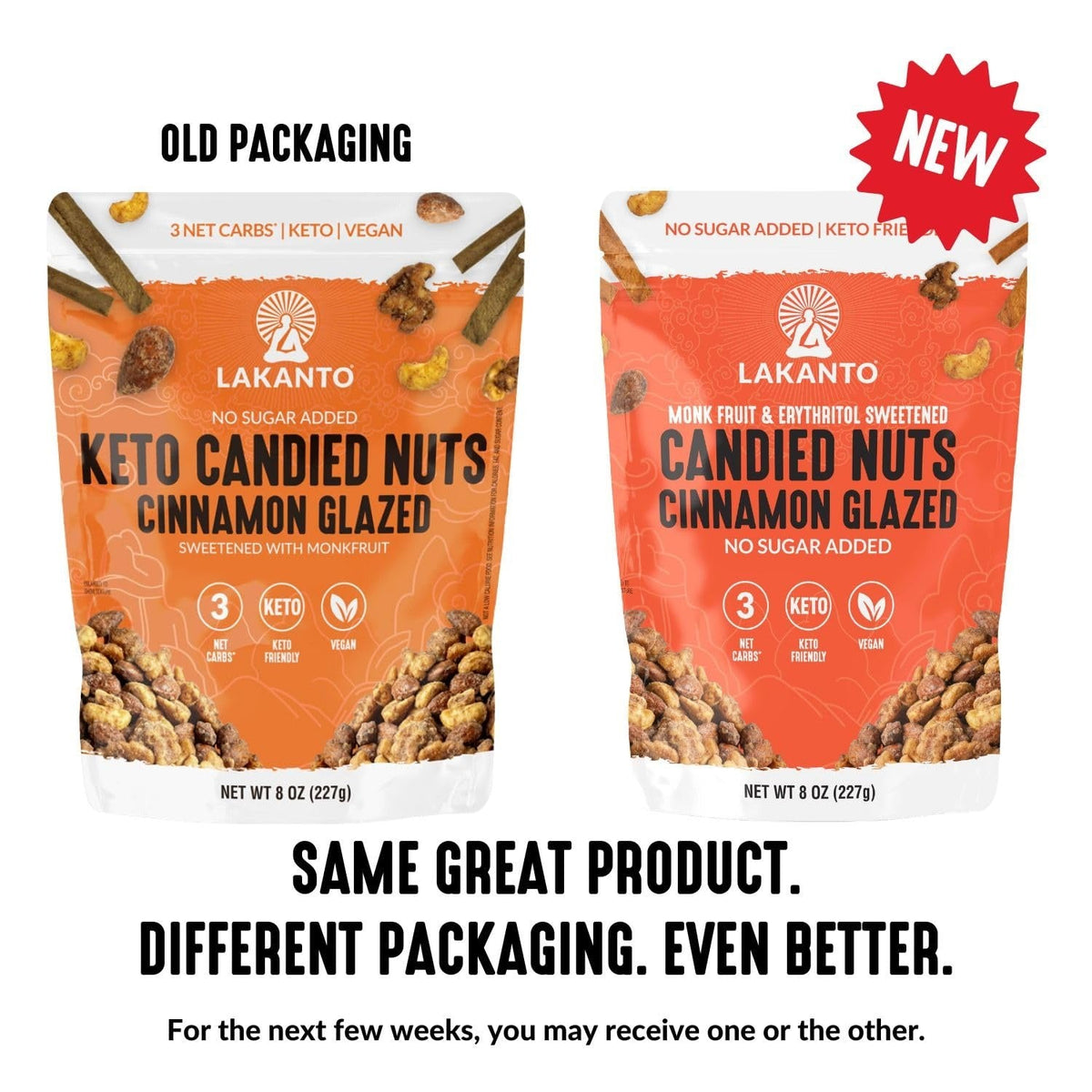 Keto Cinnamon Spice Mixed Candied Nuts