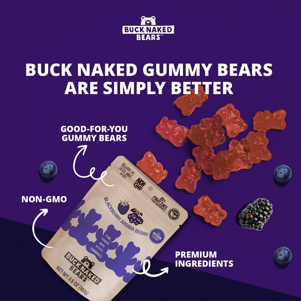 Blackberry and Aronia Berry Gummy Bears