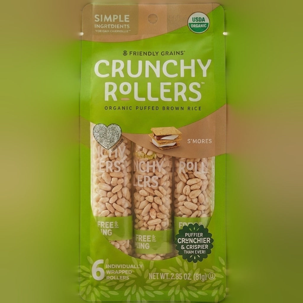 Organic S'mores Crunchy Rice Rollers