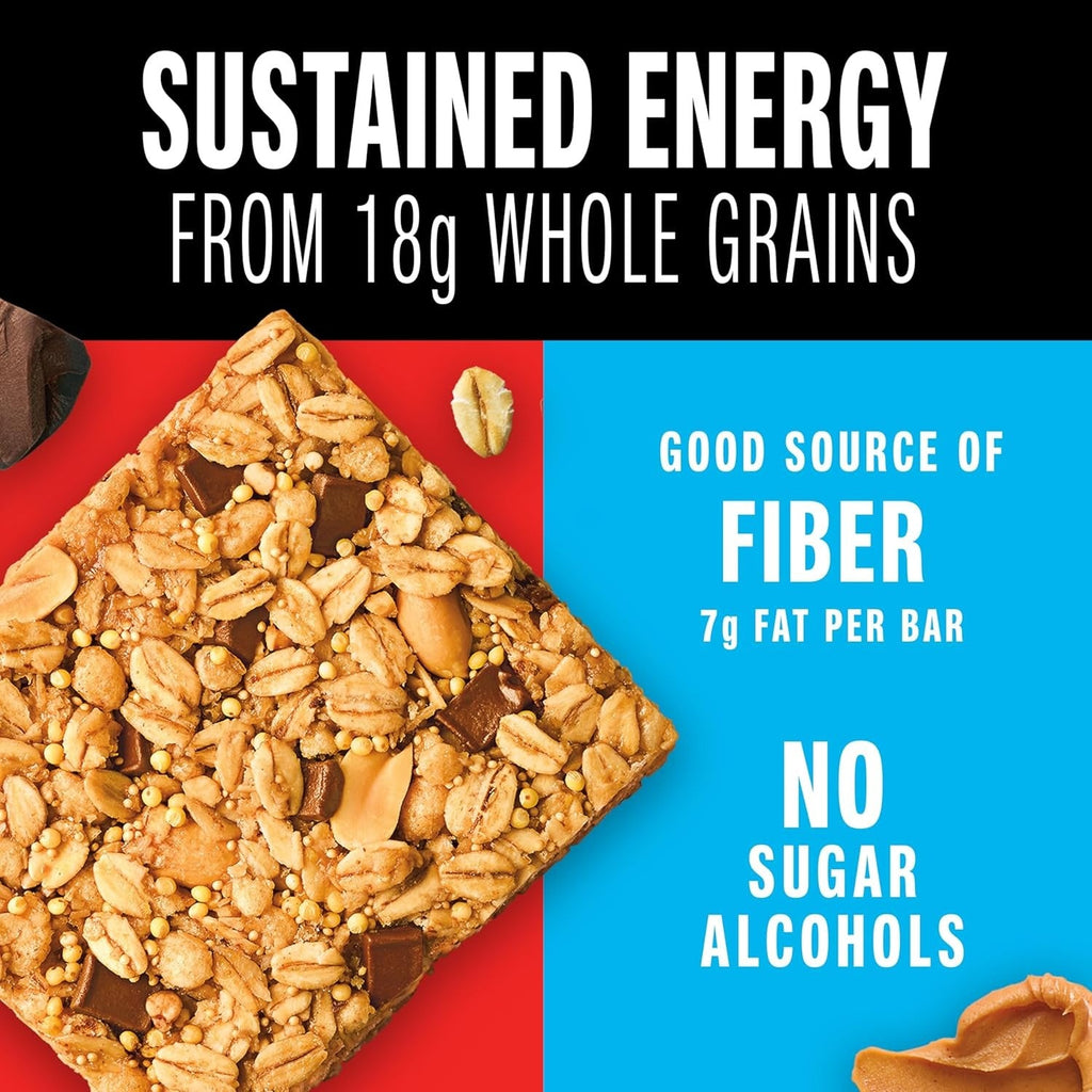Healthy Grains Energy Bars - Peanut Butter Dark Chocolate (5 CT)
