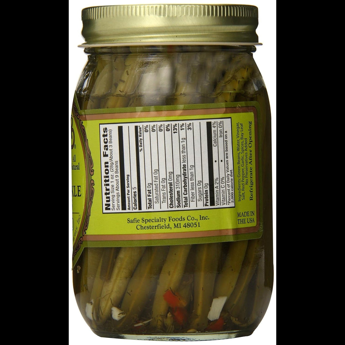 Dill Pickled Beans