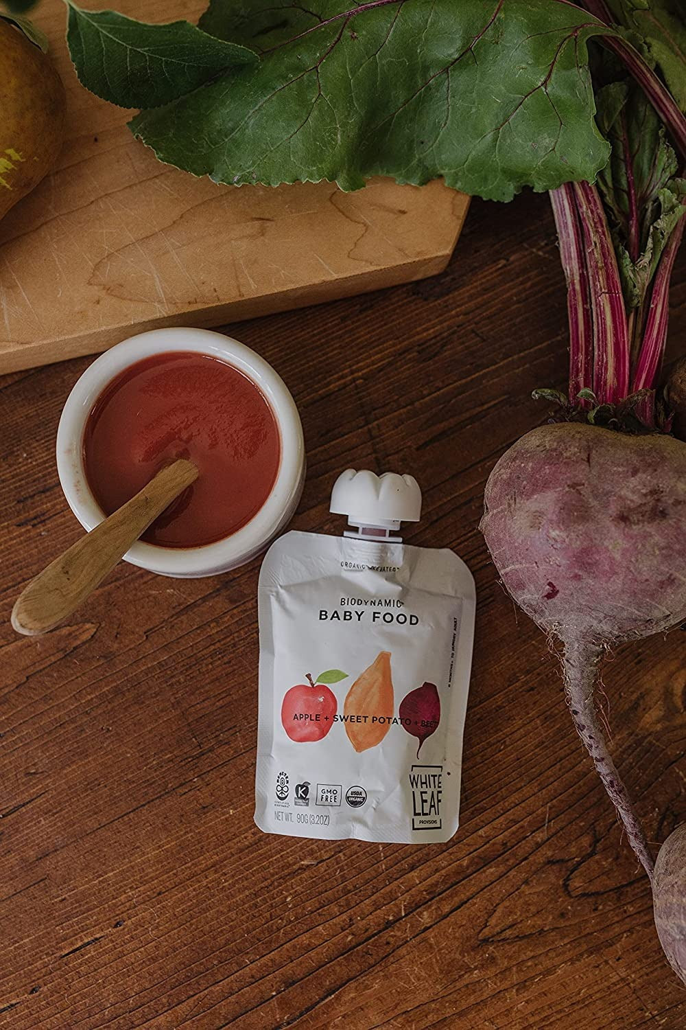 Apple, Sweet Potato, and Beet Baby Food Pouches (6 CT)