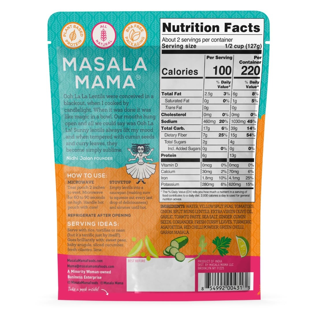 Ooh La La Lentils - Heat And Eat (2 Pack)