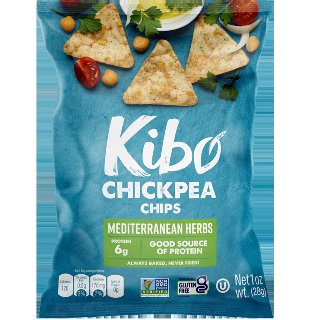Chickpea Chips with Mediterranean Herbs (6 Pack)