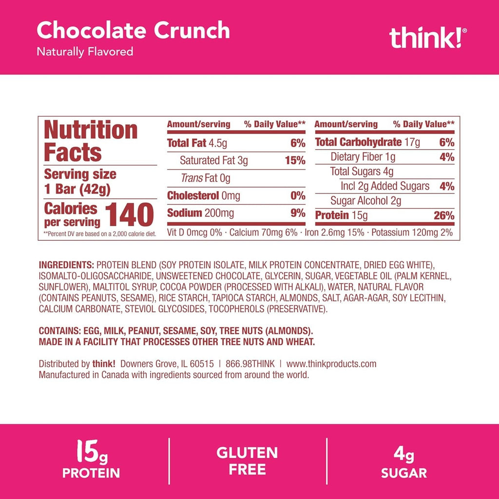 High Protein Chocolate Crunch Crispy Squares (4 CT)