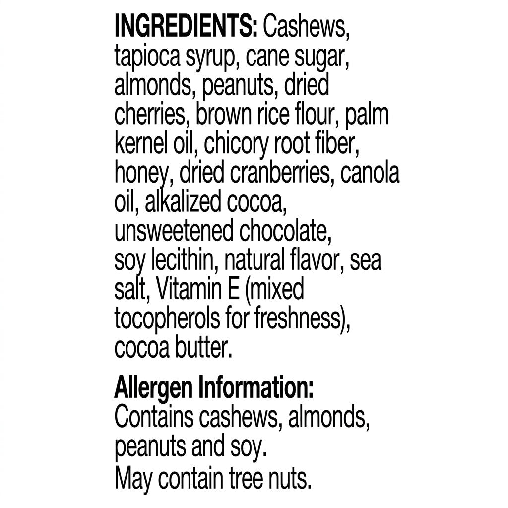 Thins - Dark Choc Cherry Cashew (10 CT)