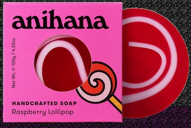 Raspberry Lollipop Handcrafted Soap