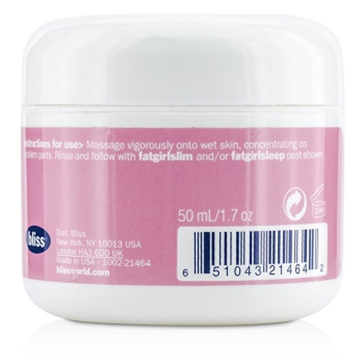 Bliss Fat Girl Scrub Skin Smoothing Stimulating Body Exfoliator