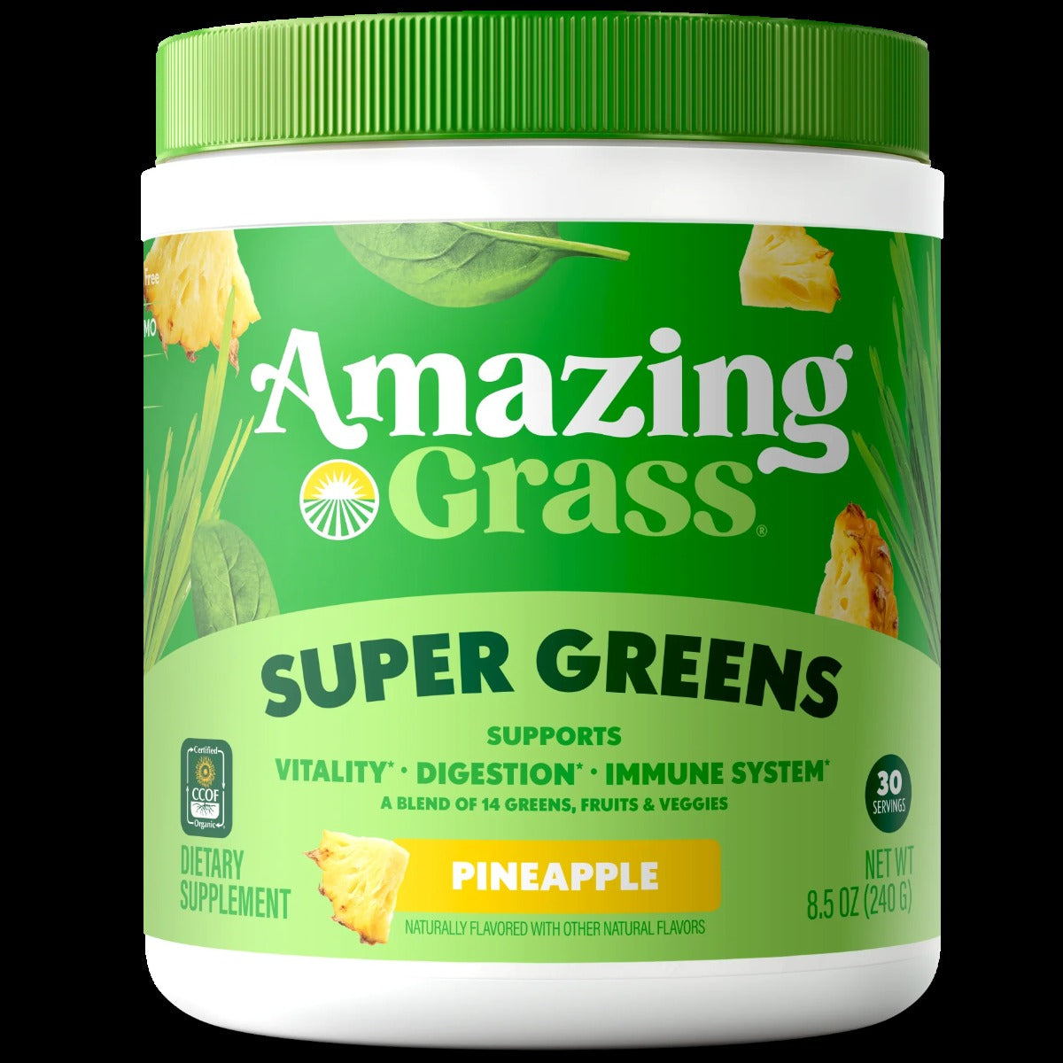 Greens Superfood Powder - Pineapple (30 Servings)