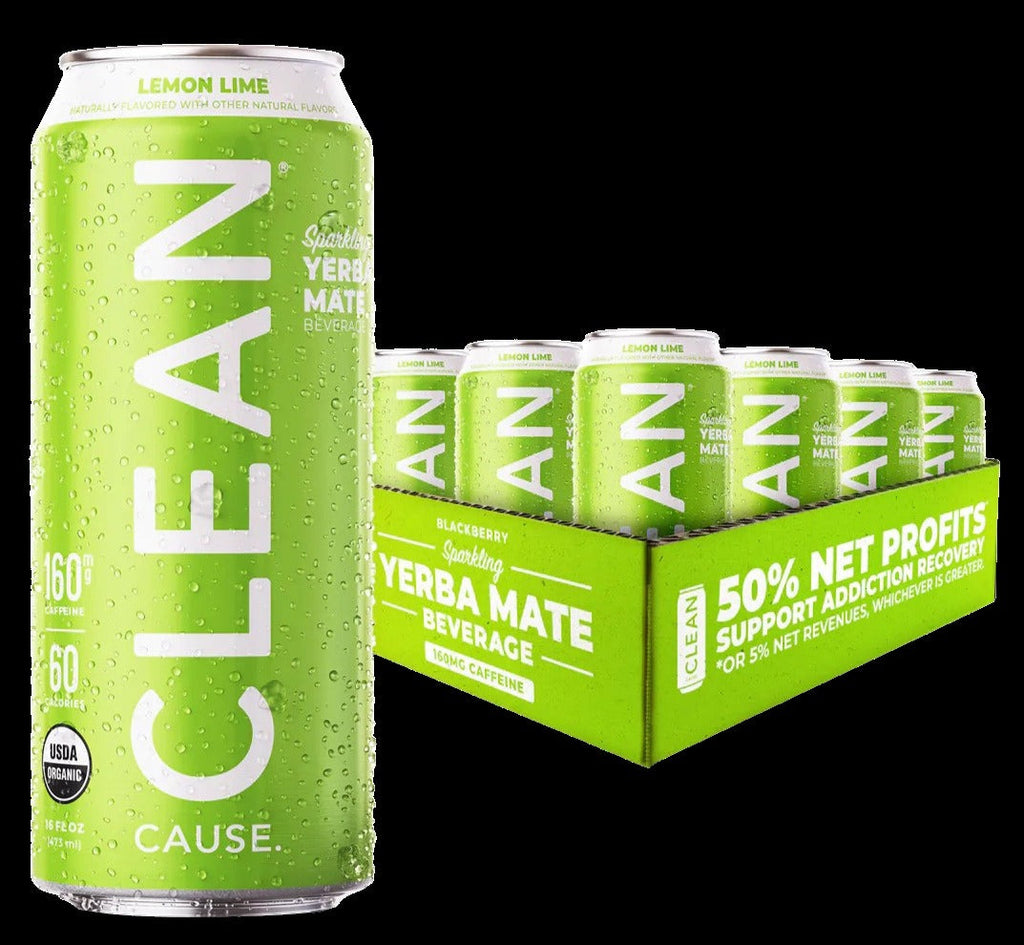 Lemon Lime Yerba Mate Engergy Drink (12 Pack)