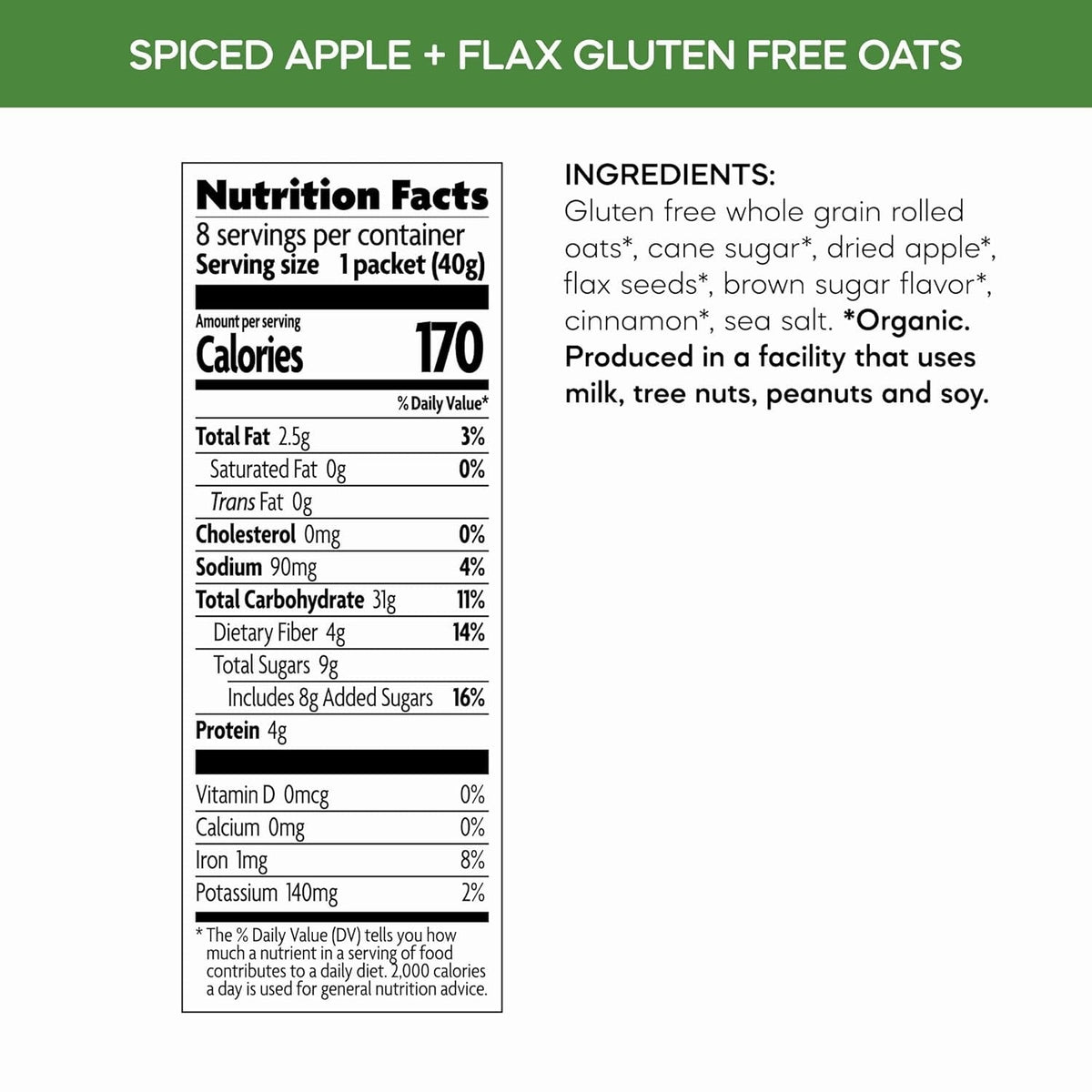 Spiced Apple Flax Hot Cereal