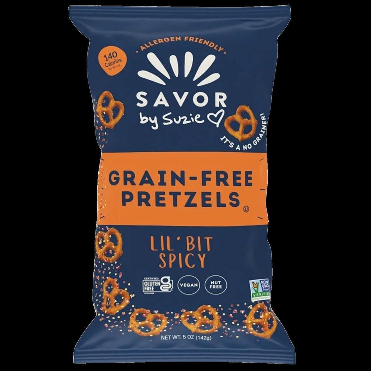 Grain Free Lil Bit Spicy Pretzels