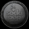 Magnum Bottle Top Flyer Dog Retrieving Frisbee - Large - Black