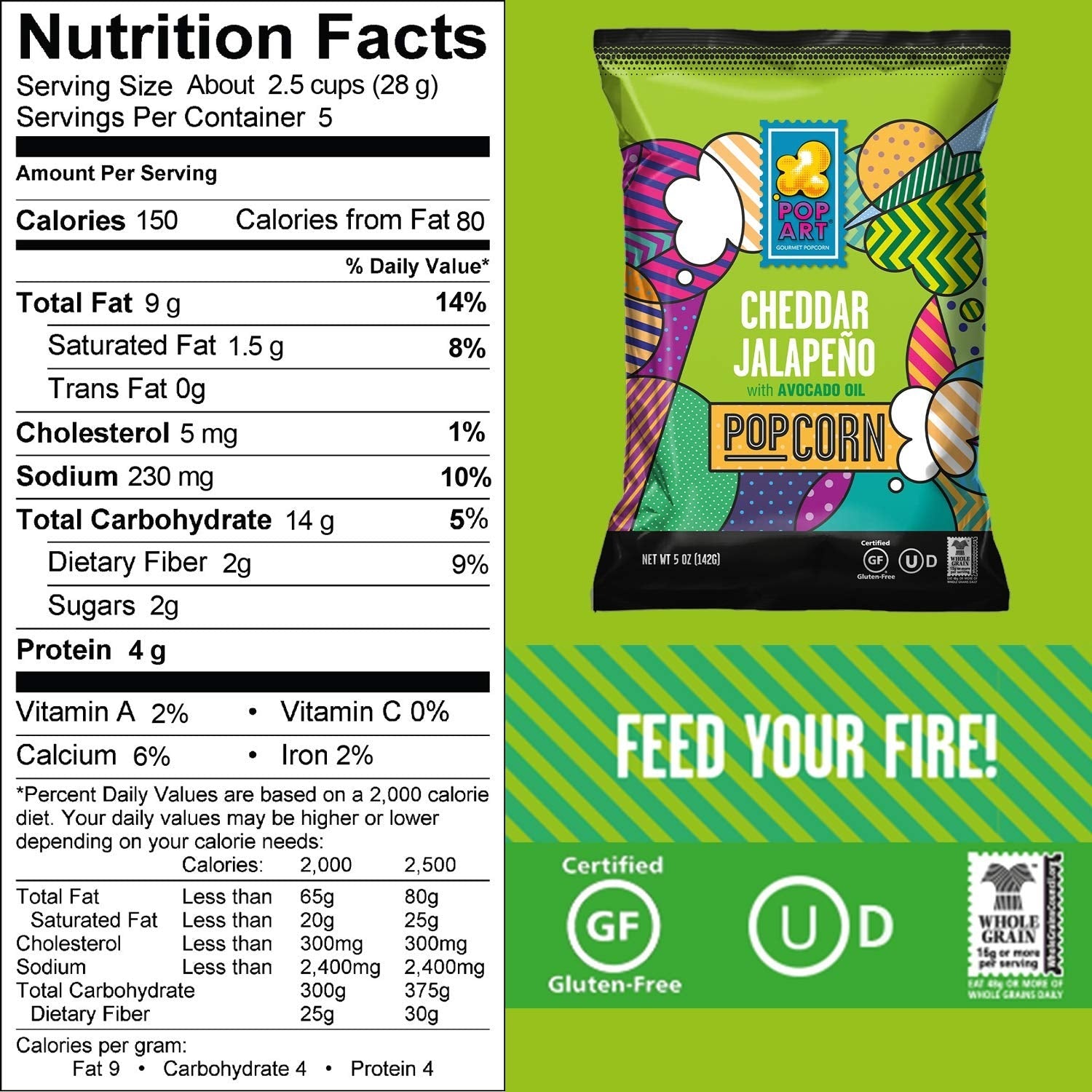 White Cheddar Jalapeno Popcorn