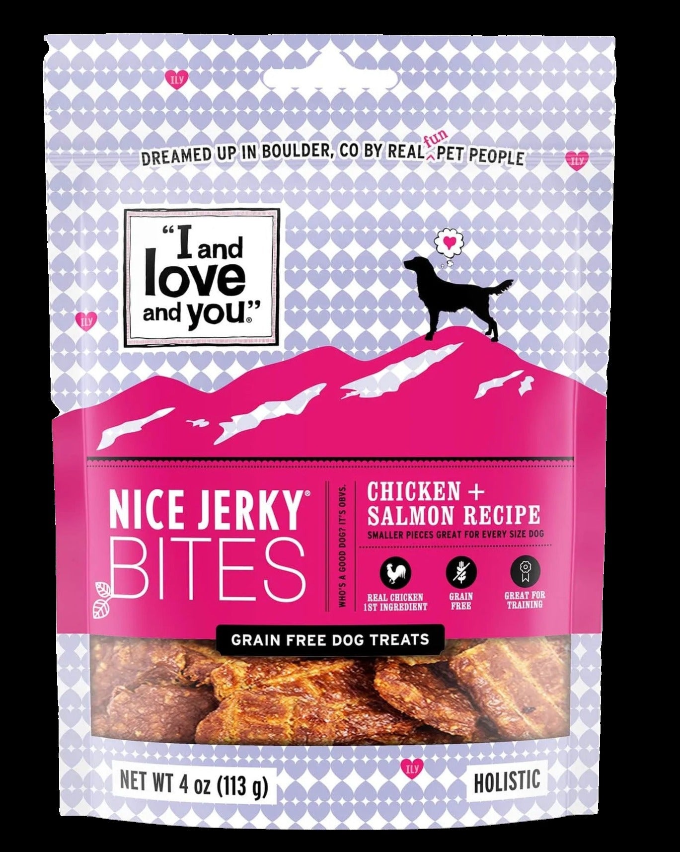 Jerky Chicken & Salmon Dog Treats