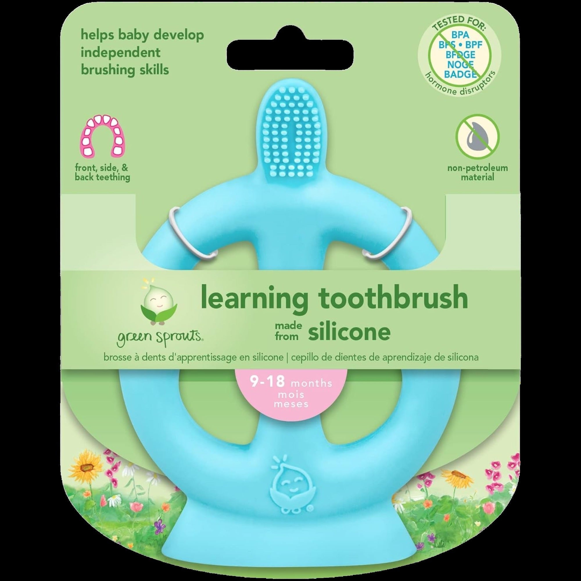 Learning Toothbrush - Aqua - 9-18 Months
