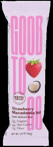Strawberry Macadamia Nut Soft Baked Bar