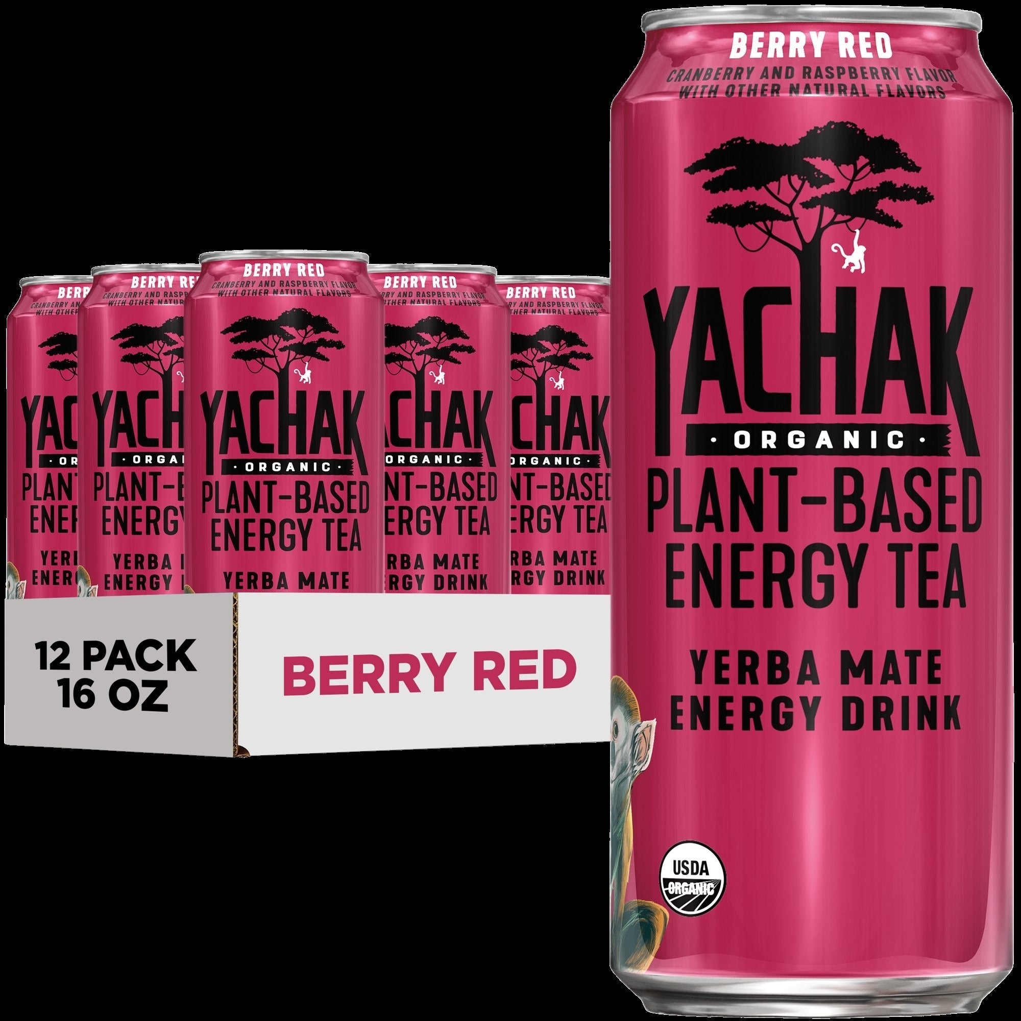 Organic Red Berry Yerba Mate (12 Pack)